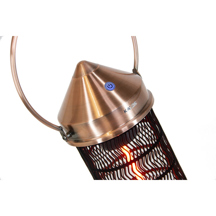 Kettler Kalos Copper Lantern Electric Heater 73cm 1500w Wayfair.co.uk